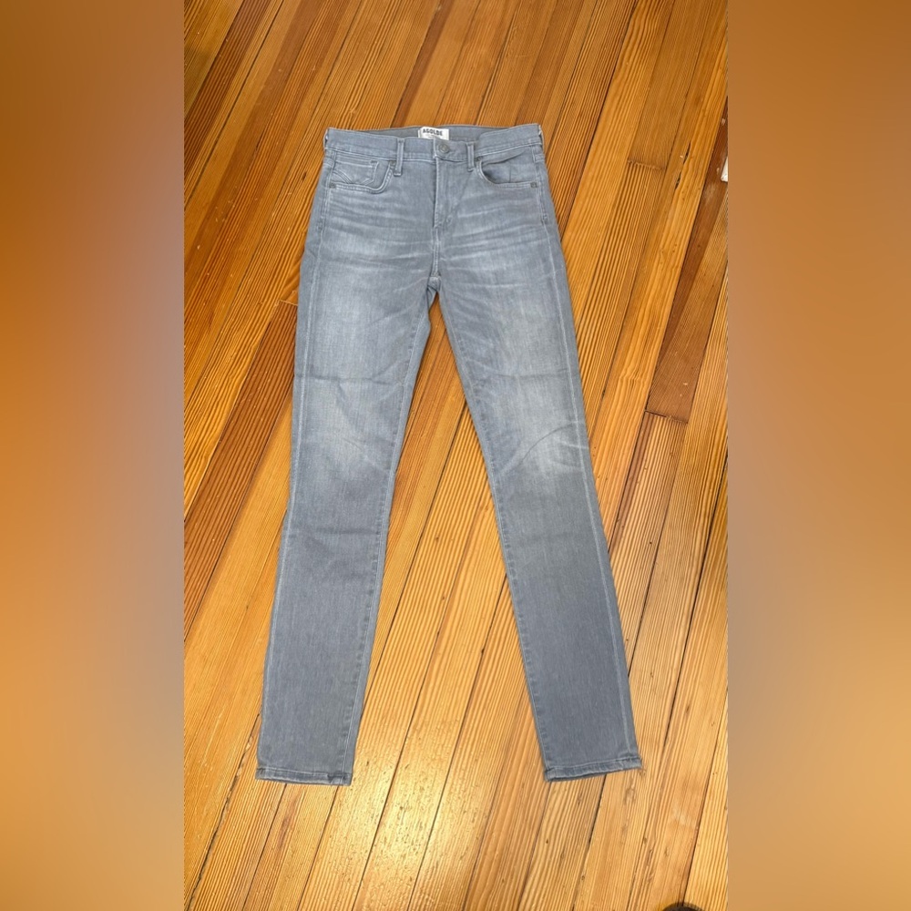 AGOLDE Sophie Skinny Size 26 Fame Grey Jeans